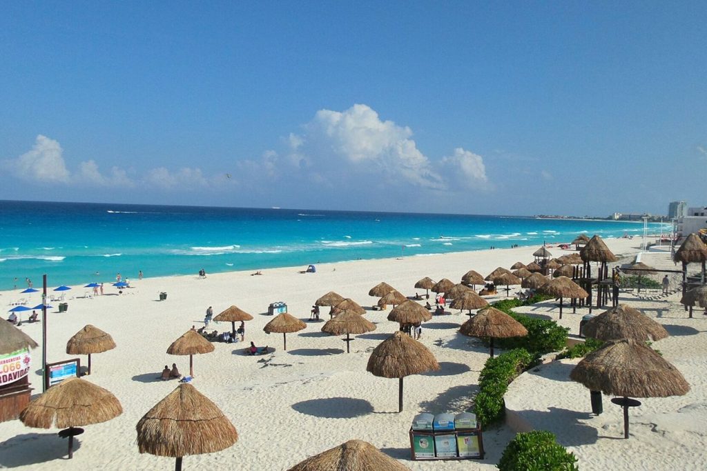 public beach cancun mexico